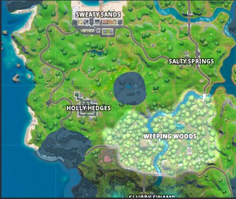 Fortnite : Map Chapitre 2, Saison 1, Nouvelle carte, Toutes les villes,  Lieux-dits